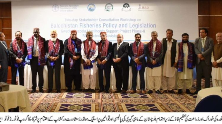 Consultation Workshop for Fisheries Policy and legislation Under FAO and GLLSP-II Project